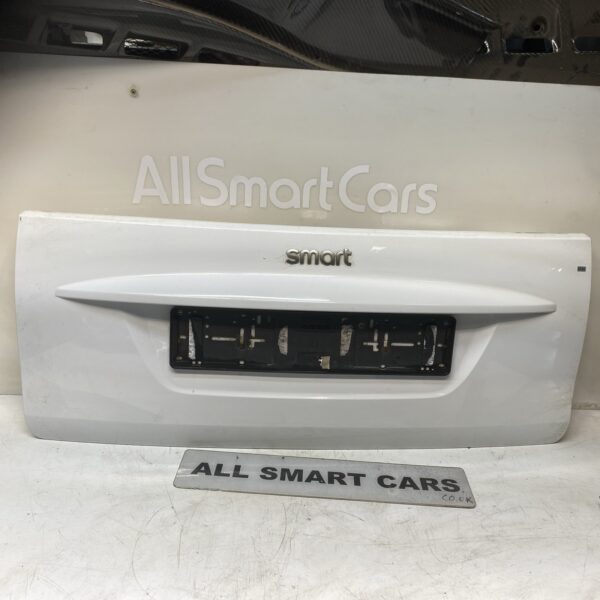 SMART CAR FORTWO 2007 2014 W451 GENUINE REAR OUTER BOOT LID PANEL IN WHITE