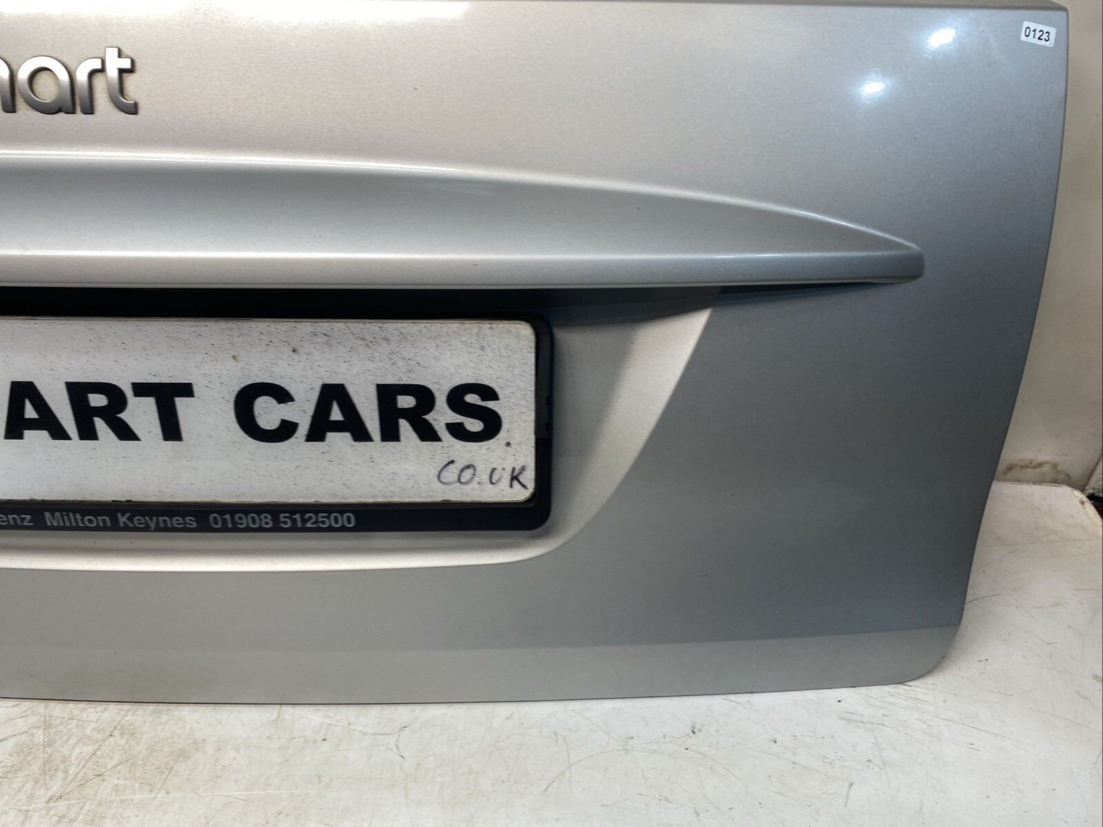 SMART FORTWO BOOT LID TAILGATE PANEL LOWER IN SILVER 451 MK2 2007 2014 Image 5