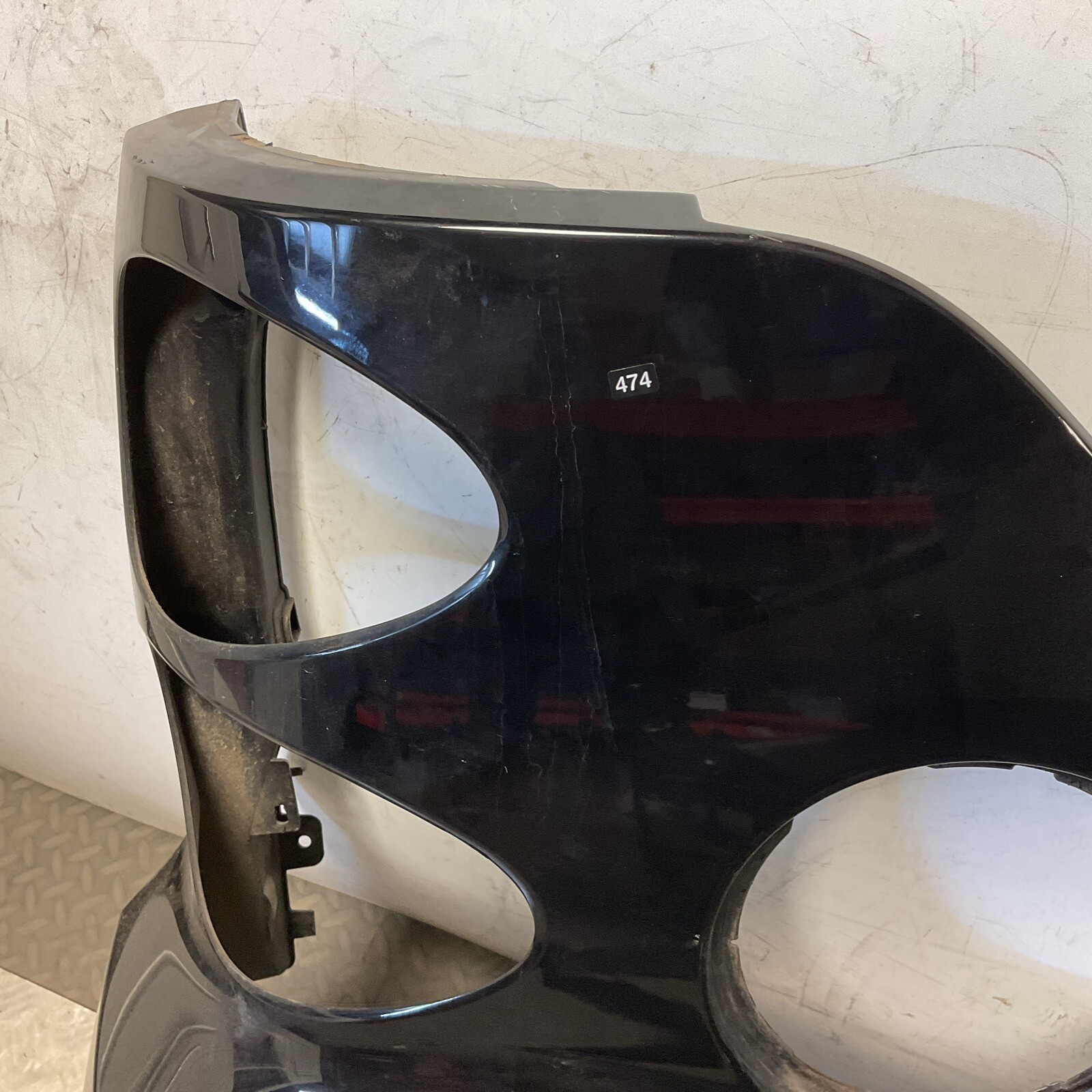 Smart Fortwo Mk2 451 rear driver side wing quarter panel black Scratches Image 7