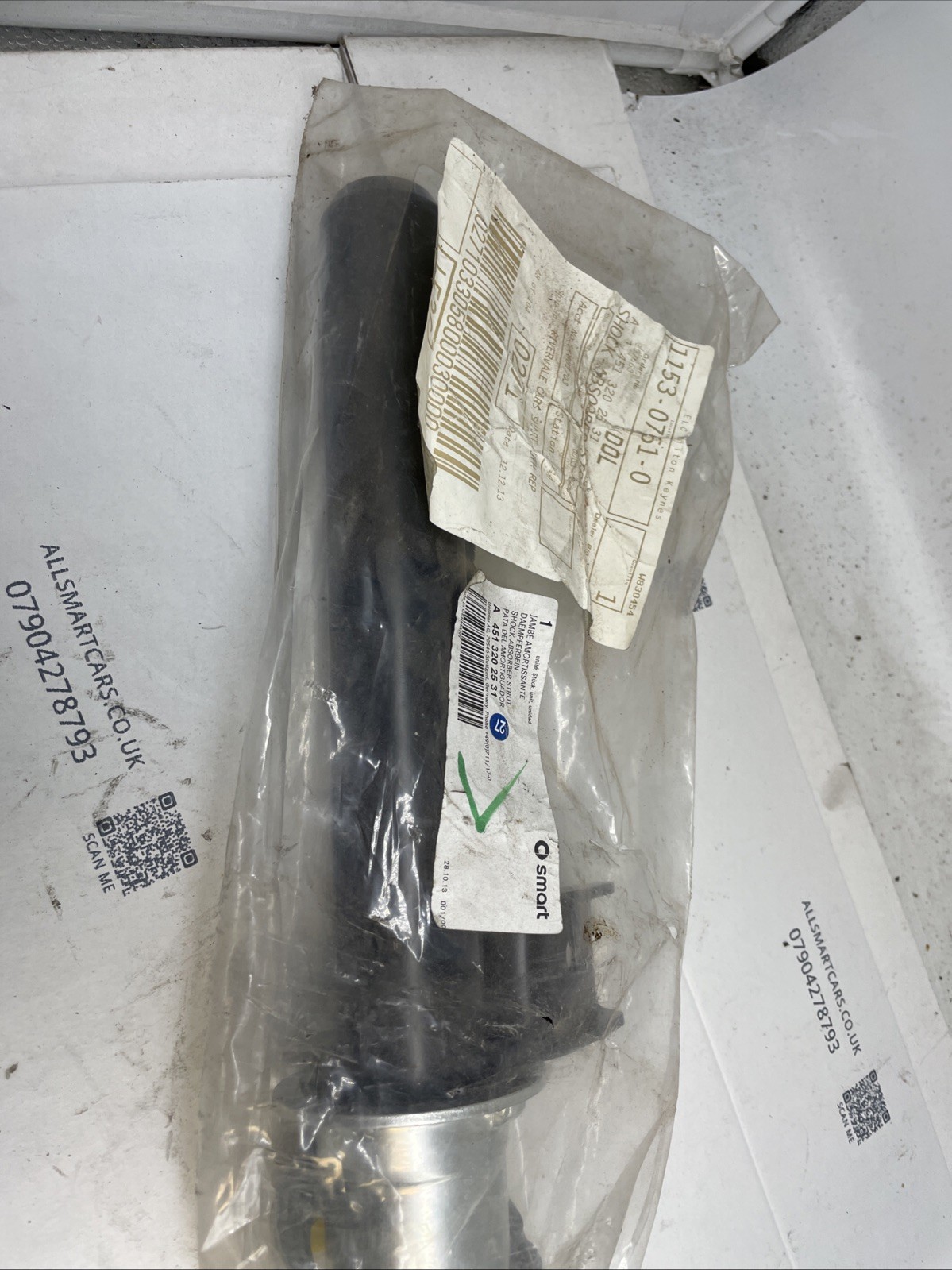 Smart Fortwo W451 2008 2014 Shock Absorber Strut A4513202531 Image 2