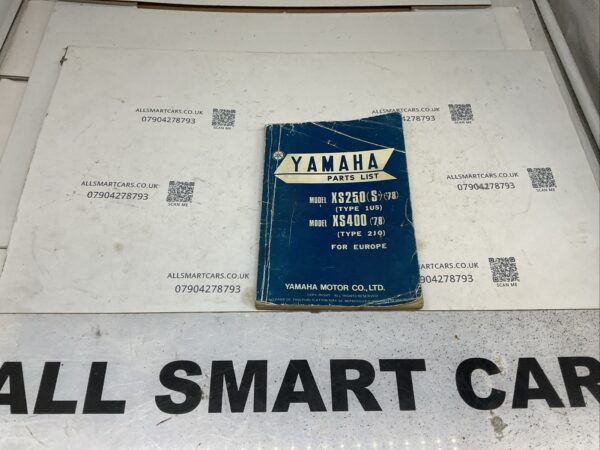 YAMAHA XS250 S / XS360 1976 MODEL   GENUINE YAMAHA ILLUSTRATED PARTS LIST BOOK