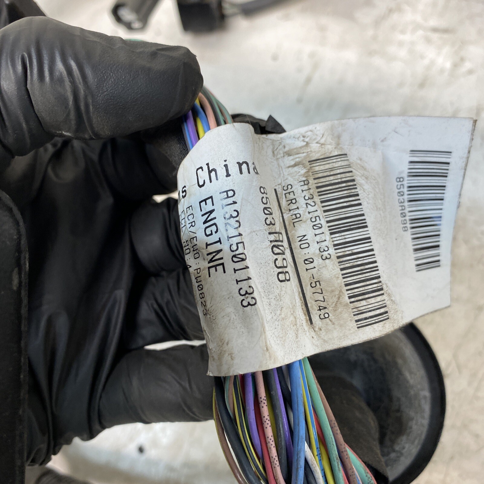 Engine Wiring Harness Loom Motor Smart 451 mhd Fortwo A1321501133 Image 3
