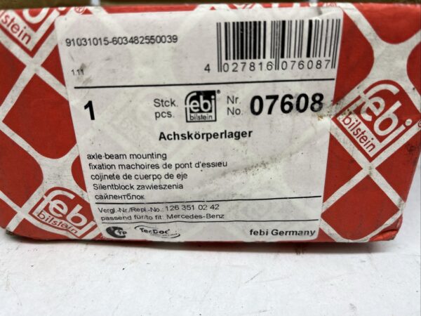 Fits Mercedes S Class 1979 1991 27 38 50 Subframe Bush Rear Stallex 157422170895 2