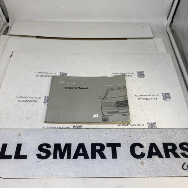 Mercedes Benz Coupe 420 SE etc 11/1988 Owner’s Manual (English Only)