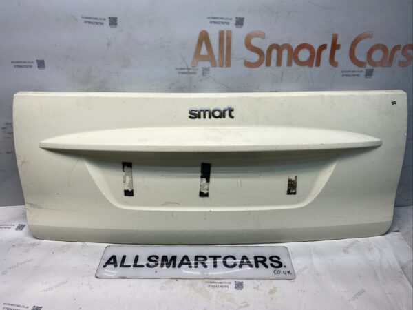 SMART CAR FORTWO 2007 2014 W451 GENUINE REAR OUTER BOOT LID PANEL IN WHITE