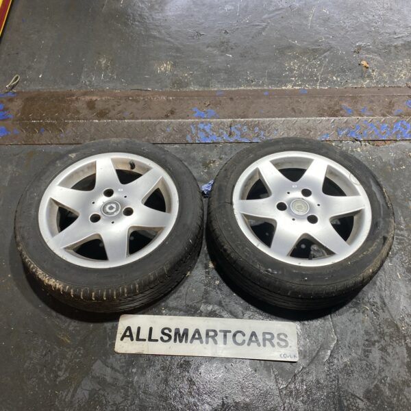 SMART FORTWO 450 2X SPORTLINE 15" FRONT ALLOY WHEELs  5Jx15