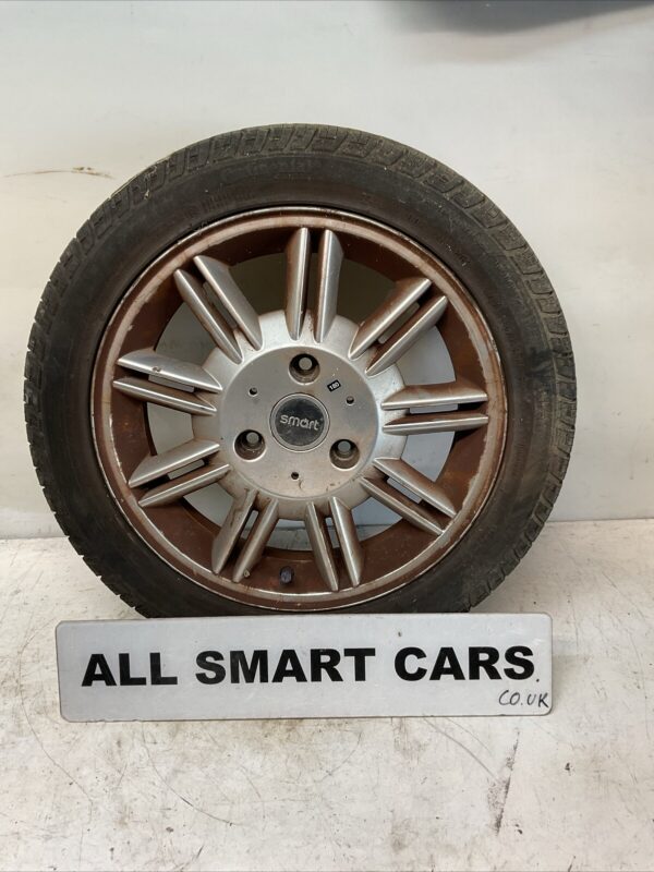 SMART FORTWO 450 FRONT ALLOY WHEEL 15''JETLINE 145/65/15 1998 2007 0007936v001