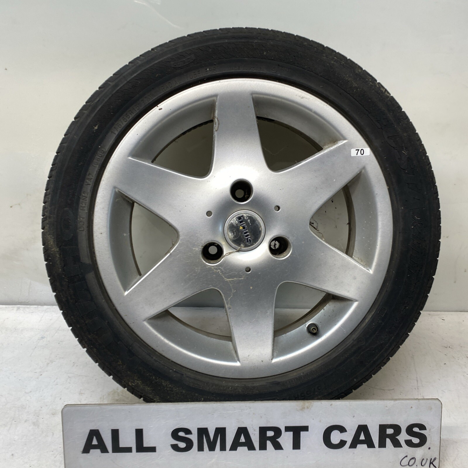 SMART FORTWO 450 SPORTLINE 15" REAR ALLOY WHEEL 0006673V003 5Jx15 Image 2