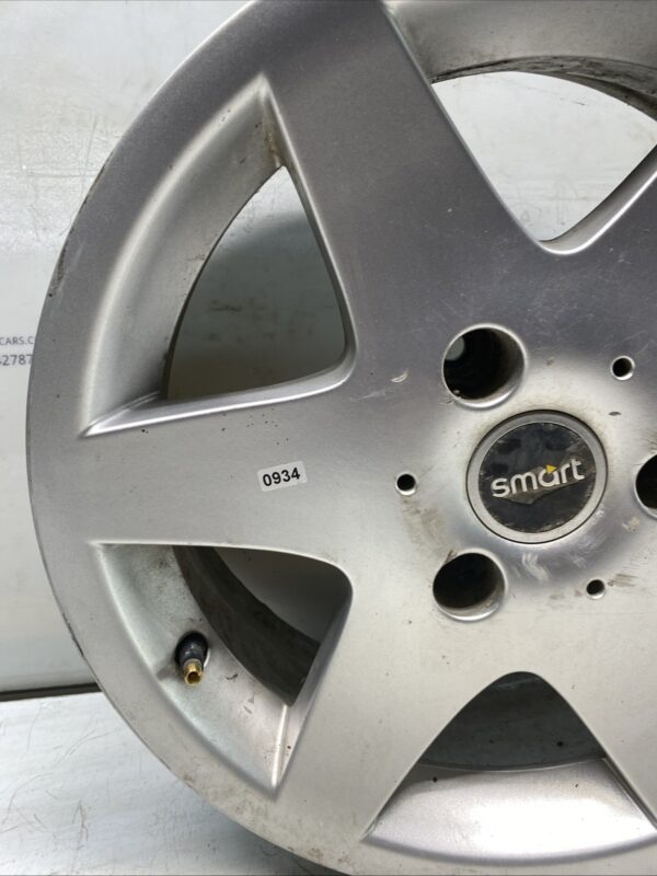 SMART-FORTWO-450-SPORTLINE-15-REAR-ALLOY-WHEEL-0006673V003-5Jx15-157205537685-2 SMART FORTWO 450 SPORTLINE 15 REAR ALLOY WHEEL 0006673V003 5Jx15 157205537685 2