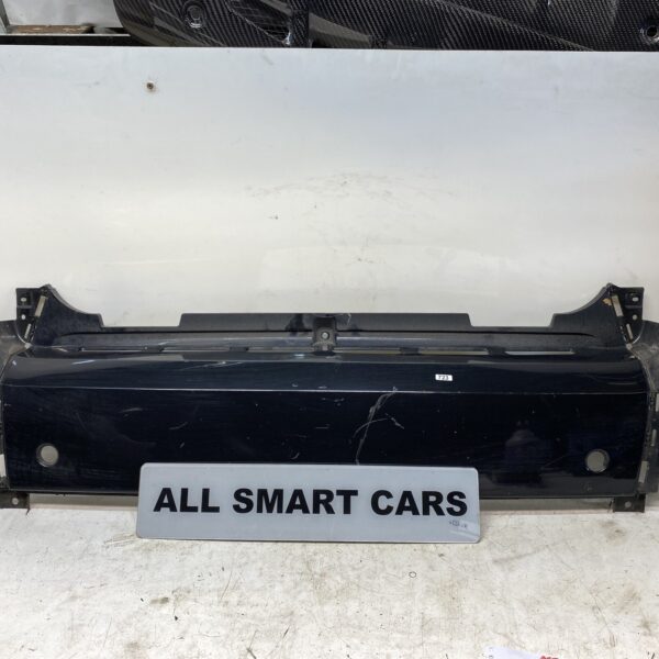 SMART FORTWO 451 REAR BUMPER CENTRE PANEL BLACK  07 14 A4516470001 (damaged)