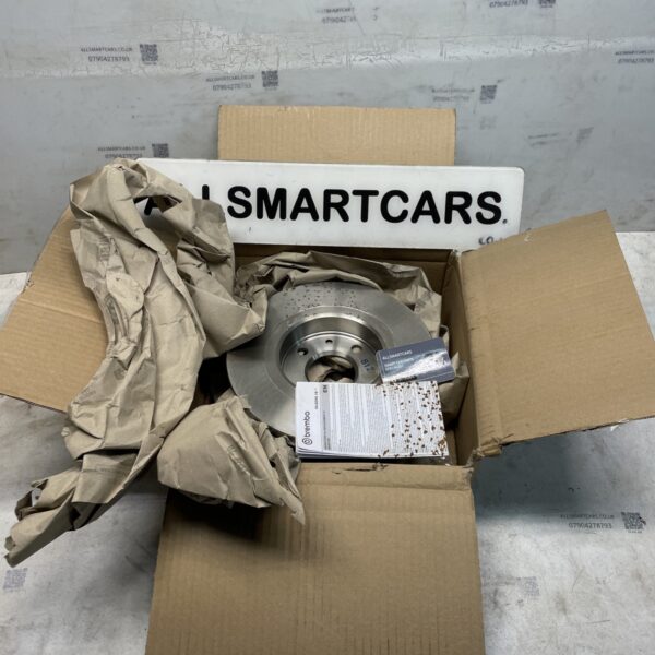 Brembo Solid Front Brake Discs Pair Smart Fortwo electric drive 2017 2024 259 mm