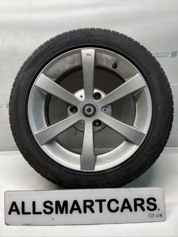 GENUINE 15" SMART FORTWO ALLOY WHEEL 6 SPOKE 5X15 ET34 A4514010302 Front