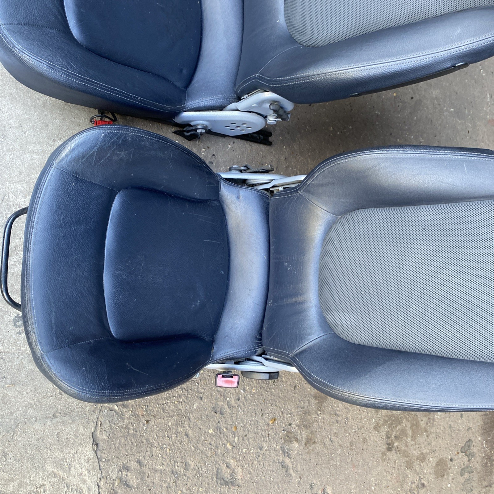 SMART CAR 450 1998 2007 PAIR OF BRABUS HEATED BLACK LEATHER SEATS Image 8