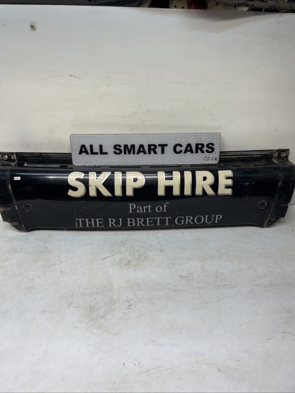 SMART CAR 450 FORTWO CABRIO COUPE 98 07 BLACK REAR CENTRE BUMPER