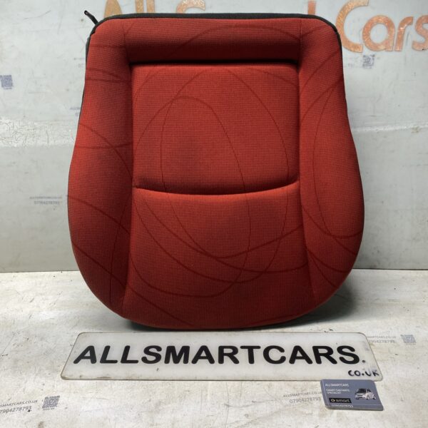 SMART CAR 451 FORTWO 2007 2014 red Fabric PASSENGER / DRIVERS SEAT BASE