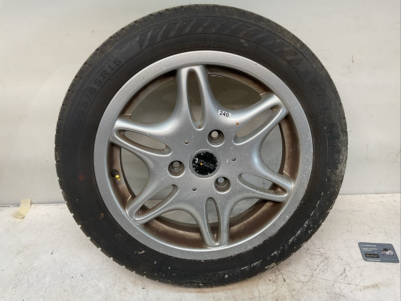 SMART CITY COUPE 450 FRONT WHEEL 0006953V001 (SPARE)