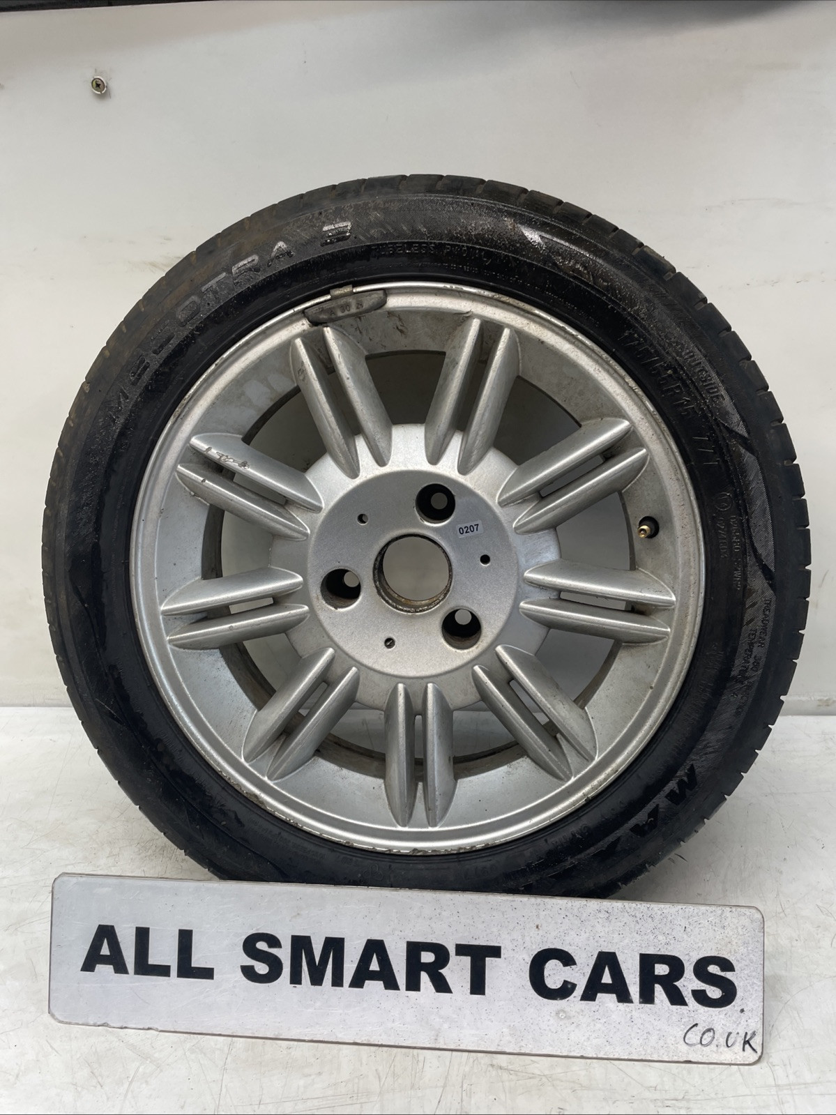SMART FORTWO 450 REAR ALLOY WHEEL 15'' JETLINE 175/55/15 1998 2007 0007941V001