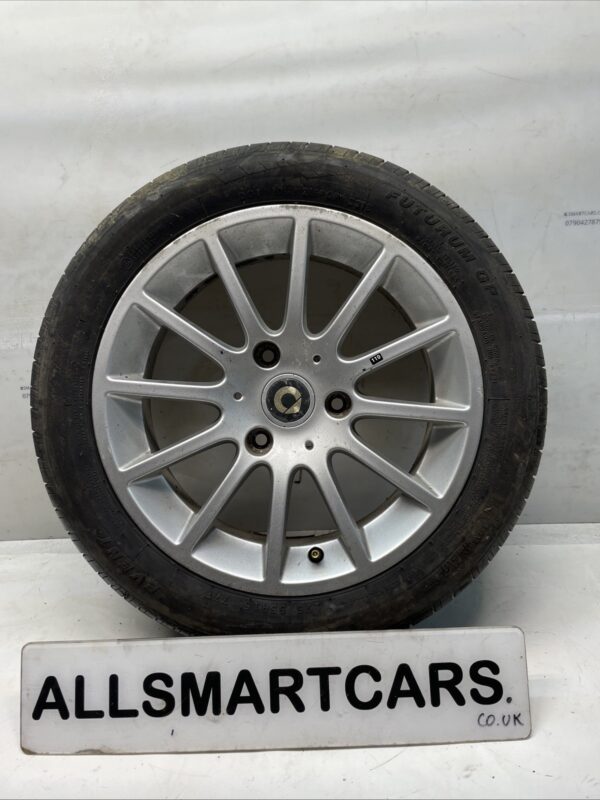 SMART FORTWO 451 12 SPOKE 15" INCH REAR ALLOY WHEEL 175/55R15 Yokohama 6 5mm