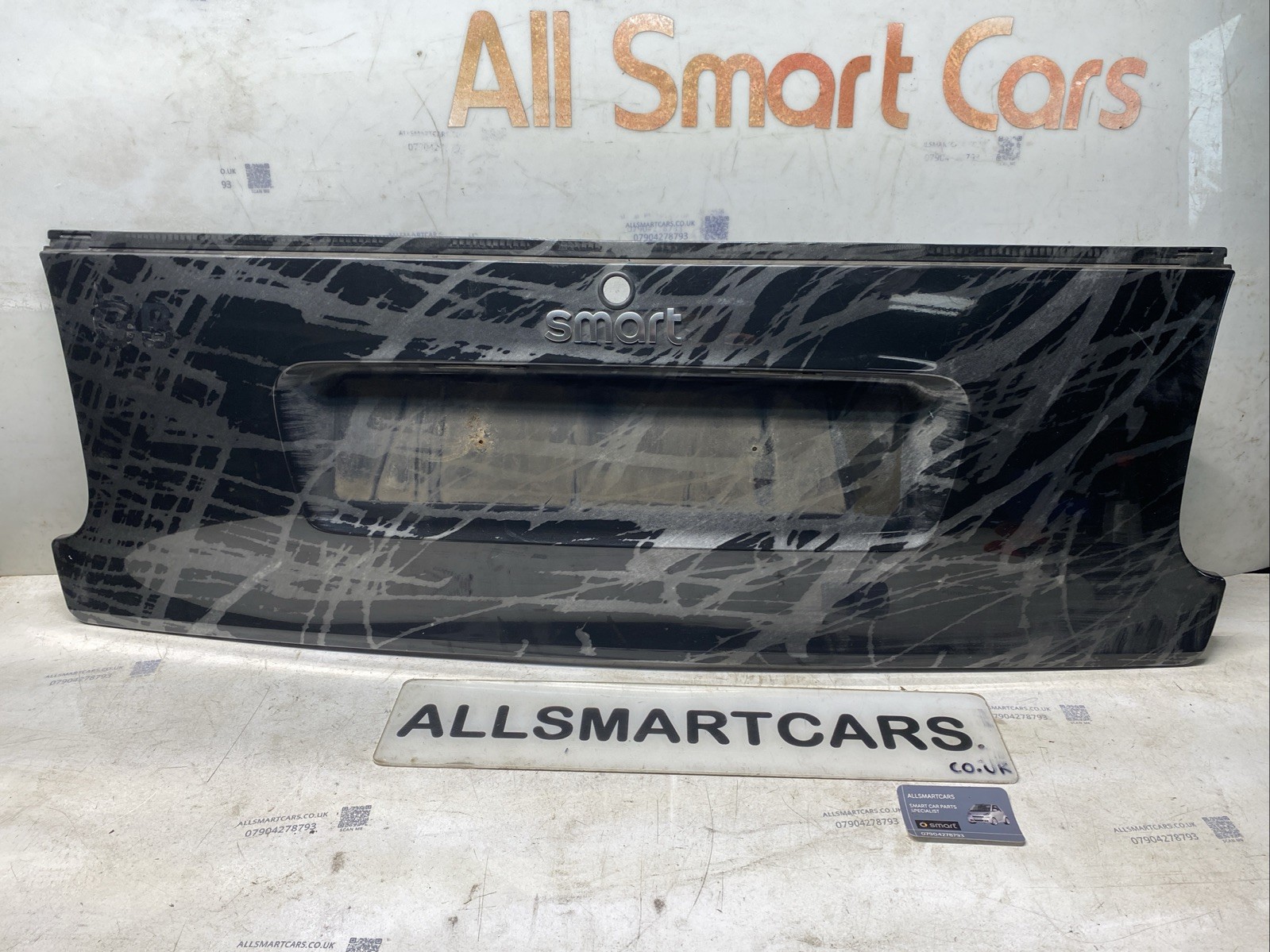 Smart ForTwo 450 1998 2007 Rear Boot Lid Tailgate Panel Scratchblack Coupe