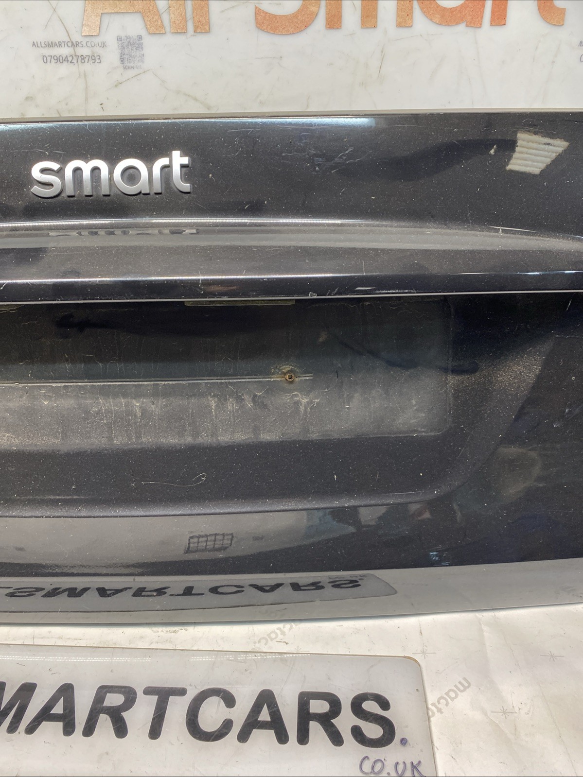 2007 > 2014 Smart Car ForTwo 451 Rear Boot Lid Panel Black Image 4