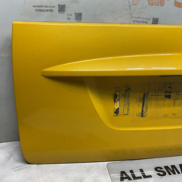 2007-2014-Smart-Car-ForTwo-451-Rear-Boot-Lid-Panel-Yellow-EN1-ECJ-157894581667-2 2007 2014 Smart Car ForTwo 451 Rear Boot Lid Panel Yellow EN1 ECJ 157894581667 2