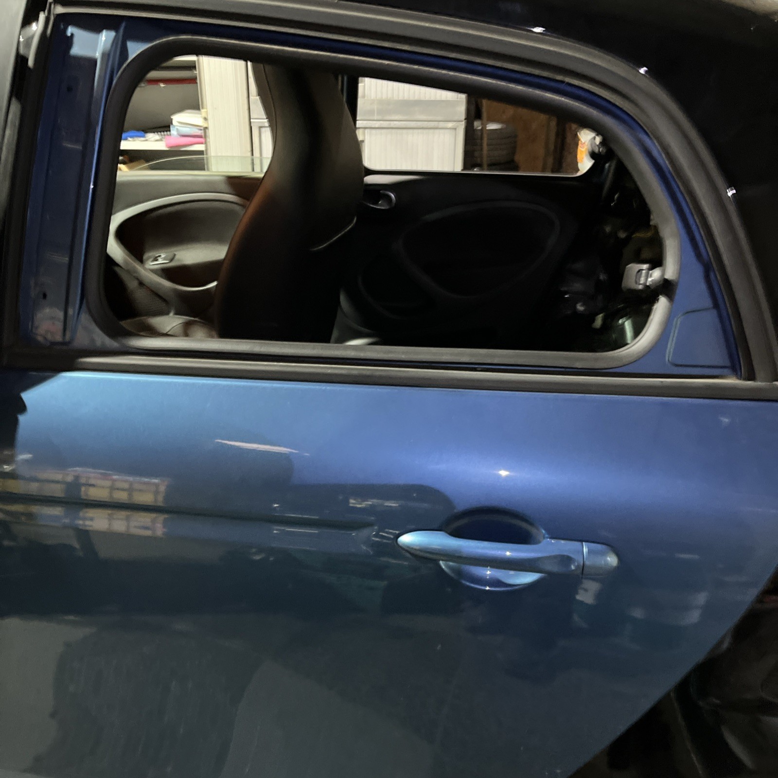 2015 SMART FORFOUR 5 Door Hatchback Blue EN4 ECC N/S Passengers Left Rear Door Image 8