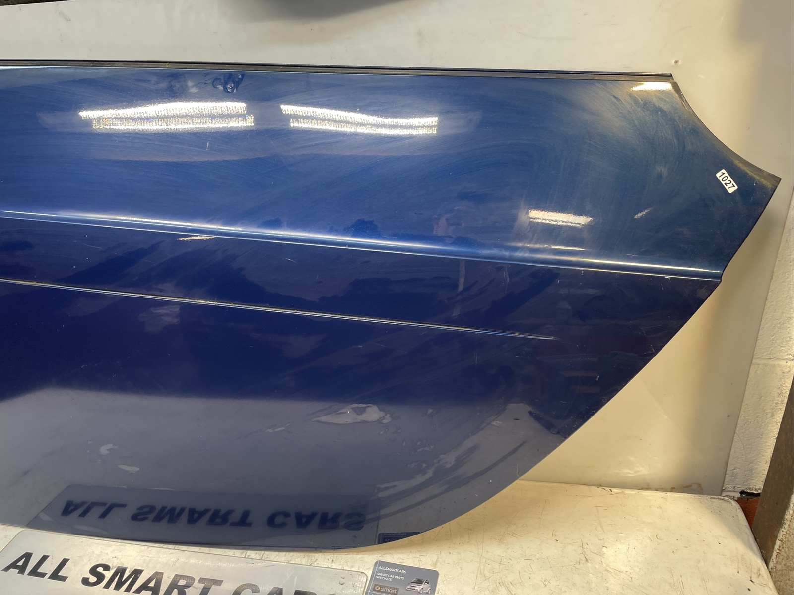 SMART CAR 450 FORTWO CABRIO LEFT PASSENGER DOOR PANEL NEARSIDE N/S Blue EB2 EAF Image 6