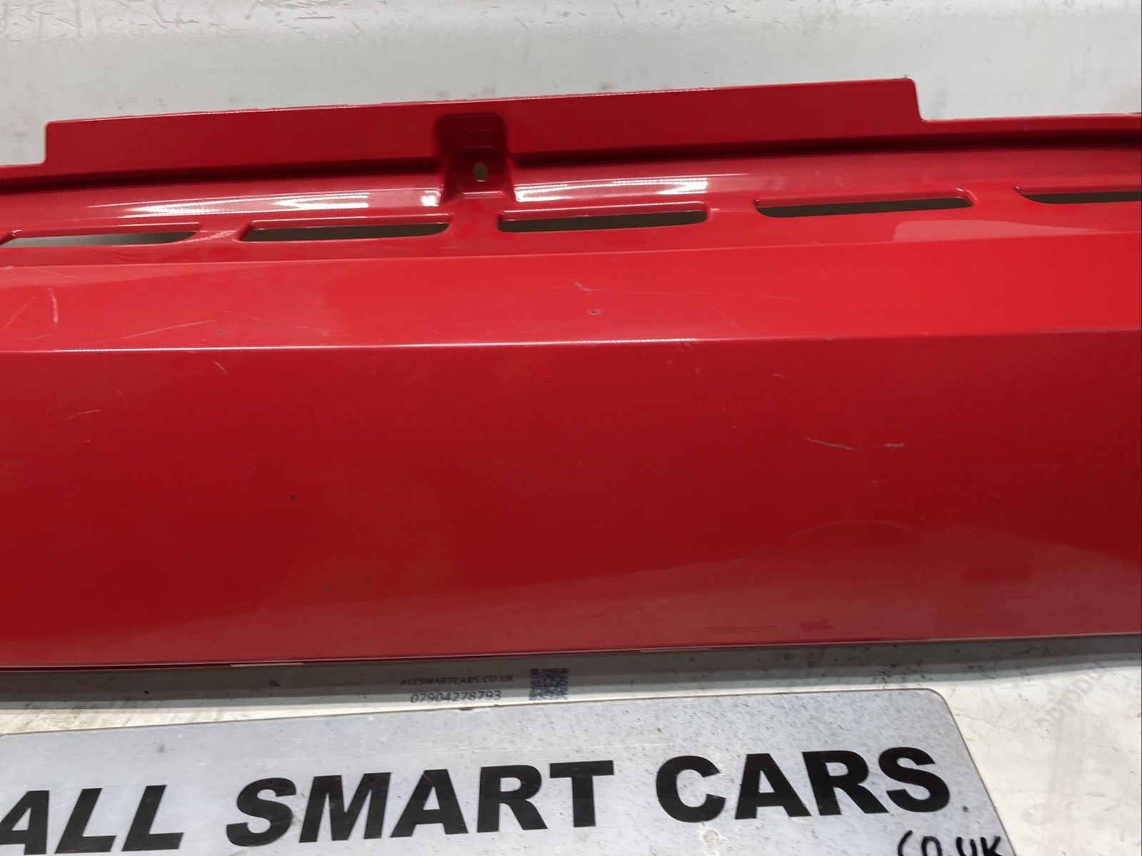 SMART FORTWO 2011 MK2 451 REAR BUMPER PANEL /2007 14 Red Image 4