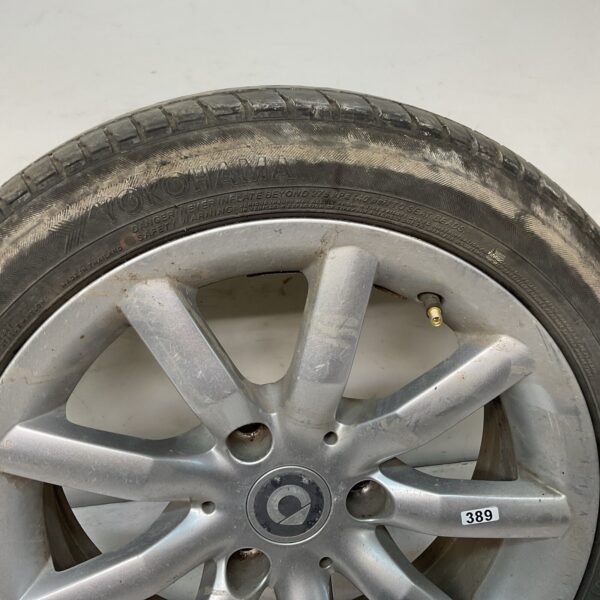 SMART-FORTWO-450-REAR-ALLOY-WHEEL-TYRE-1755515-0015426V001-2000-14-156197447957-2 SMART FORTWO 450 REAR ALLOY WHEEL TYRE 1755515 0015426V001 2000 14 156197447957 2