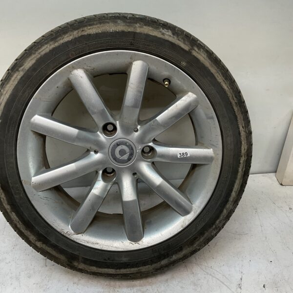 SMART FORTWO 450 REAR ALLOY WHEEL & TYRE 175/55/15 0015426V001 2000 14