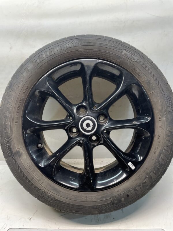 SMART FORTWO FORFOUR 453 15 ALLOY WHEEL FIT TYRE 1656615 A4534014000 SPARE 157364024497 2