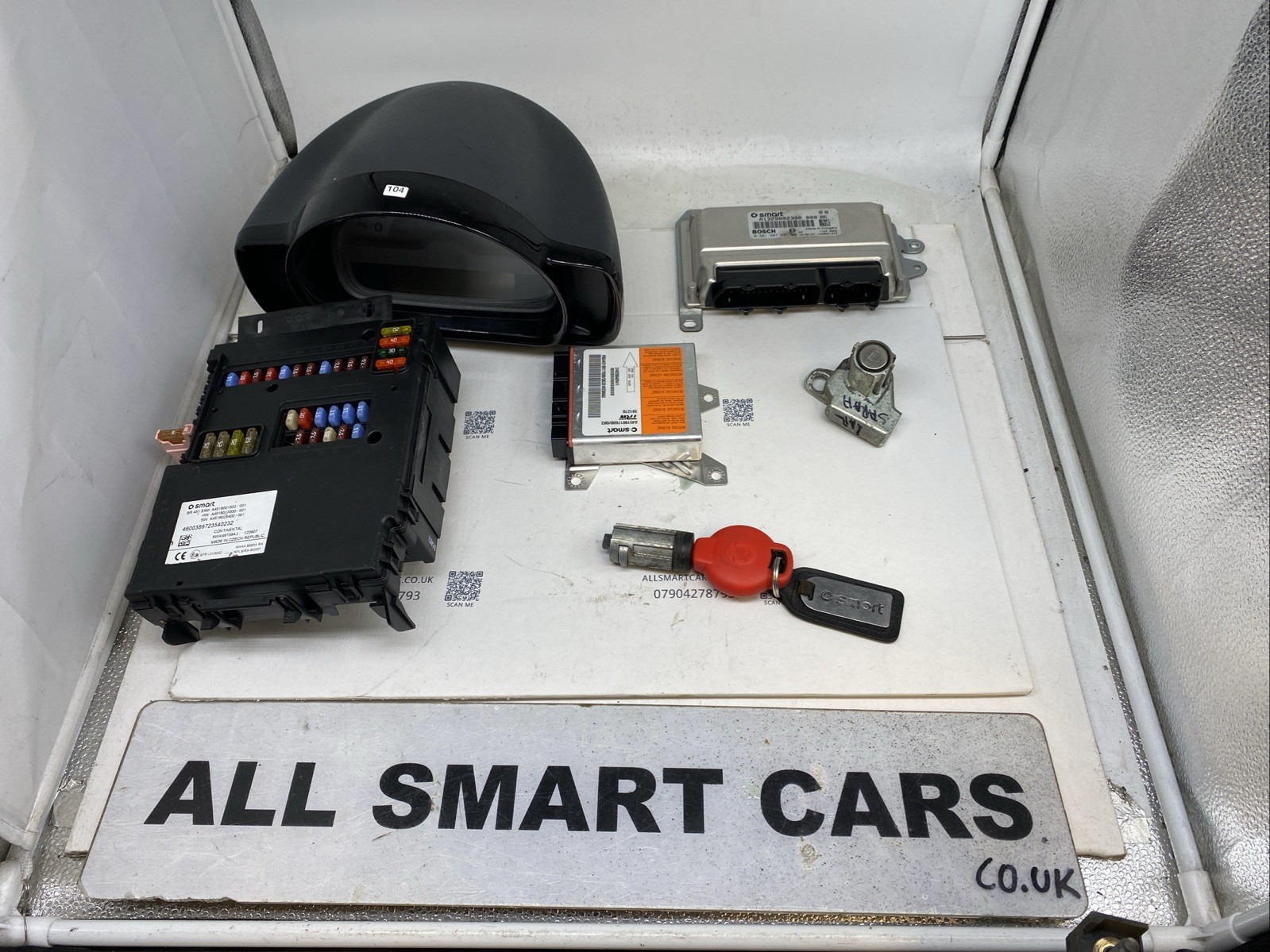 Smart Fortwo 451 MHD Coupe Ecu Kit 99k 2013