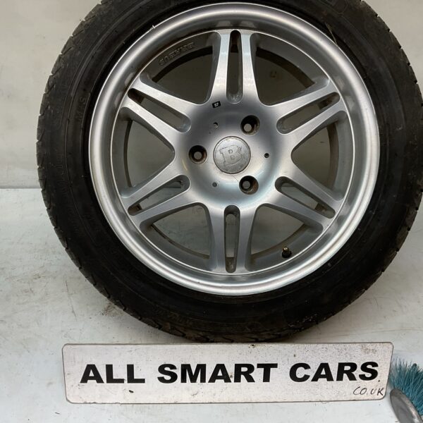 Smart brabus Rear monoblock alloy wheel 16" 6 5J ET 1 0014751v001