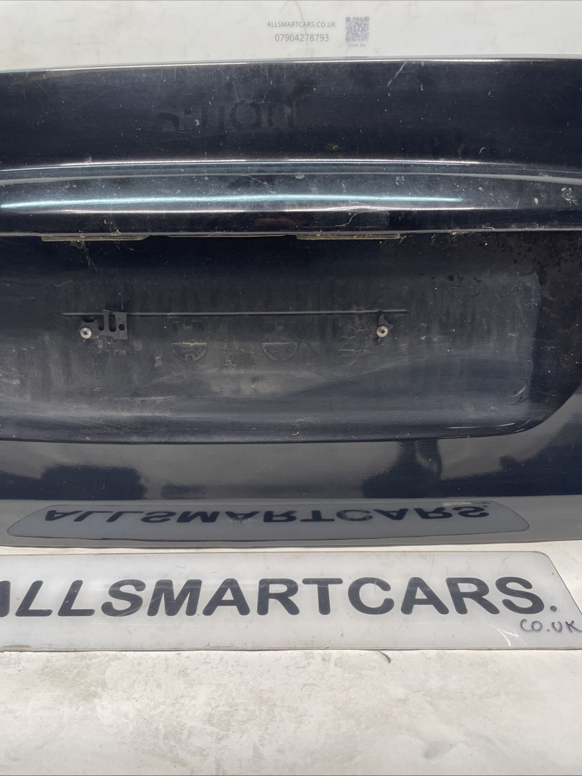 2007 > 2014 Smart Car ForTwo 451 Rear Boot Lid Panel Black Image 4