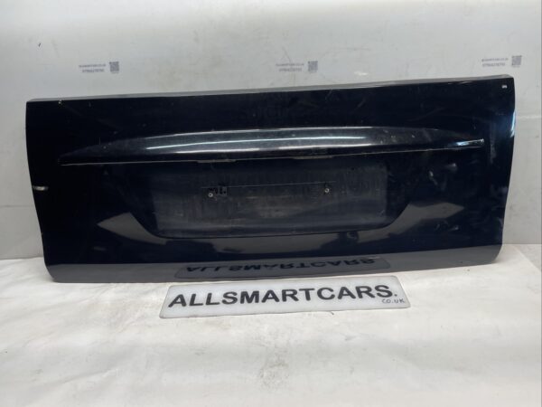2007 > 2014 Smart Car ForTwo 451 Rear Boot Lid Panel Black
