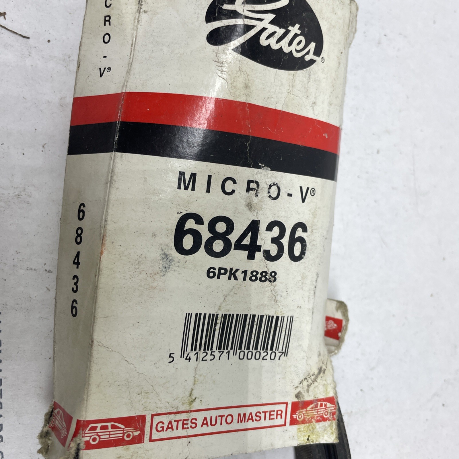 Gates 6PK1888 V Ribbed Belts EPDM Black 1888 mm Fits Mercedes Benz T1 1989 1995 Image 2