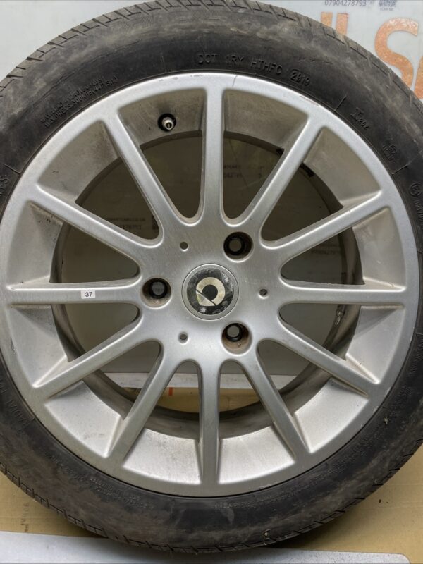 Genuine Smart Fortwo 451 12 Spoke 15 Alloy Rear Wheel Silver A4514010402 157730411478 2
