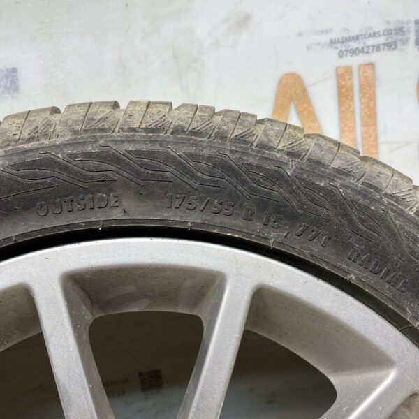 Genuine Smart Fortwo 451 12 Spoke 15 Alloy Rear Wheel Silver A4514010402 157769740458 2