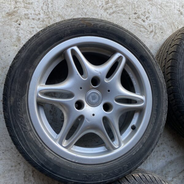 SMART-450-FORTWO-15-ALLOY-WHEELS-4-GOOD-TYRES-17555R15-1456515-155986477888-2 SMART 450 FORTWO 15 ALLOY WHEELS 4 GOOD TYRES 17555R15 1456515 155986477888 2
