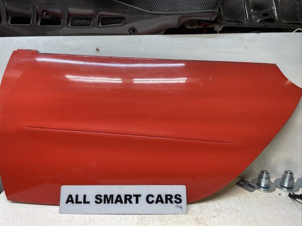 SMART CAR 450 FORTWO COUPE 98 07   RED LEFT NS DOOR SKIN OUTER PANEL
