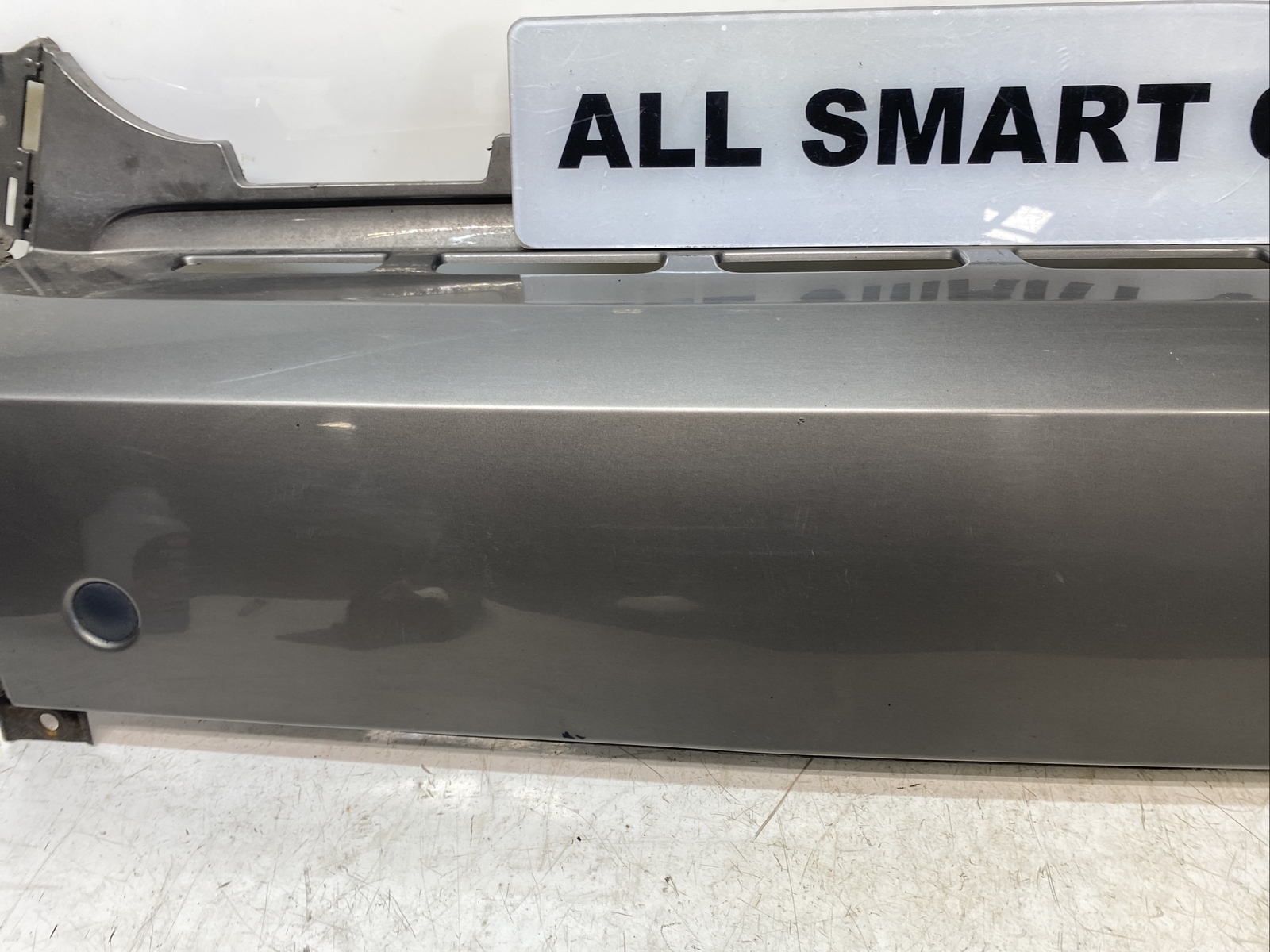 Smart Car ForTwo 451 Genuine White Rear Bumper Centre Middle Panel Grey EB1 EBC Image 3