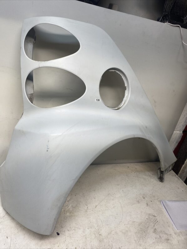 Smart Fortwo 451 Offside Rear Quarter Panel, Fender In Crystal White