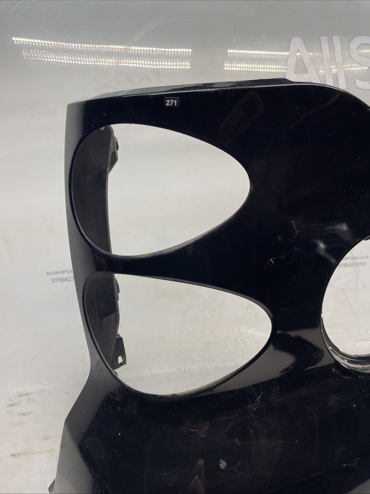 Smart Fortwo Mk2 451 rear driver side wing quarter panel black Image 2