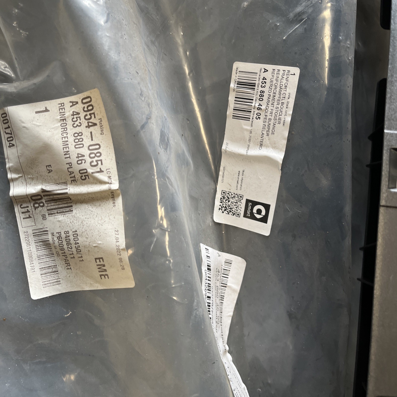 A4538804605 Bumper Carrier New genuine Smart part Image 7