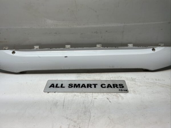 REAR BUMPER LOWER SPOILER FOR SMART FORTWO 451 2007 2014 White