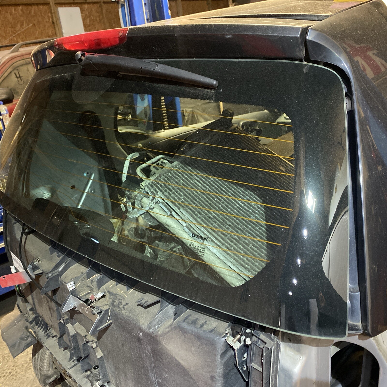 SMART CAR 451 FORTWO COUPE 2008 2014 REAR HEATED WINDOW HATCH TAILGATE GLASS Image 2