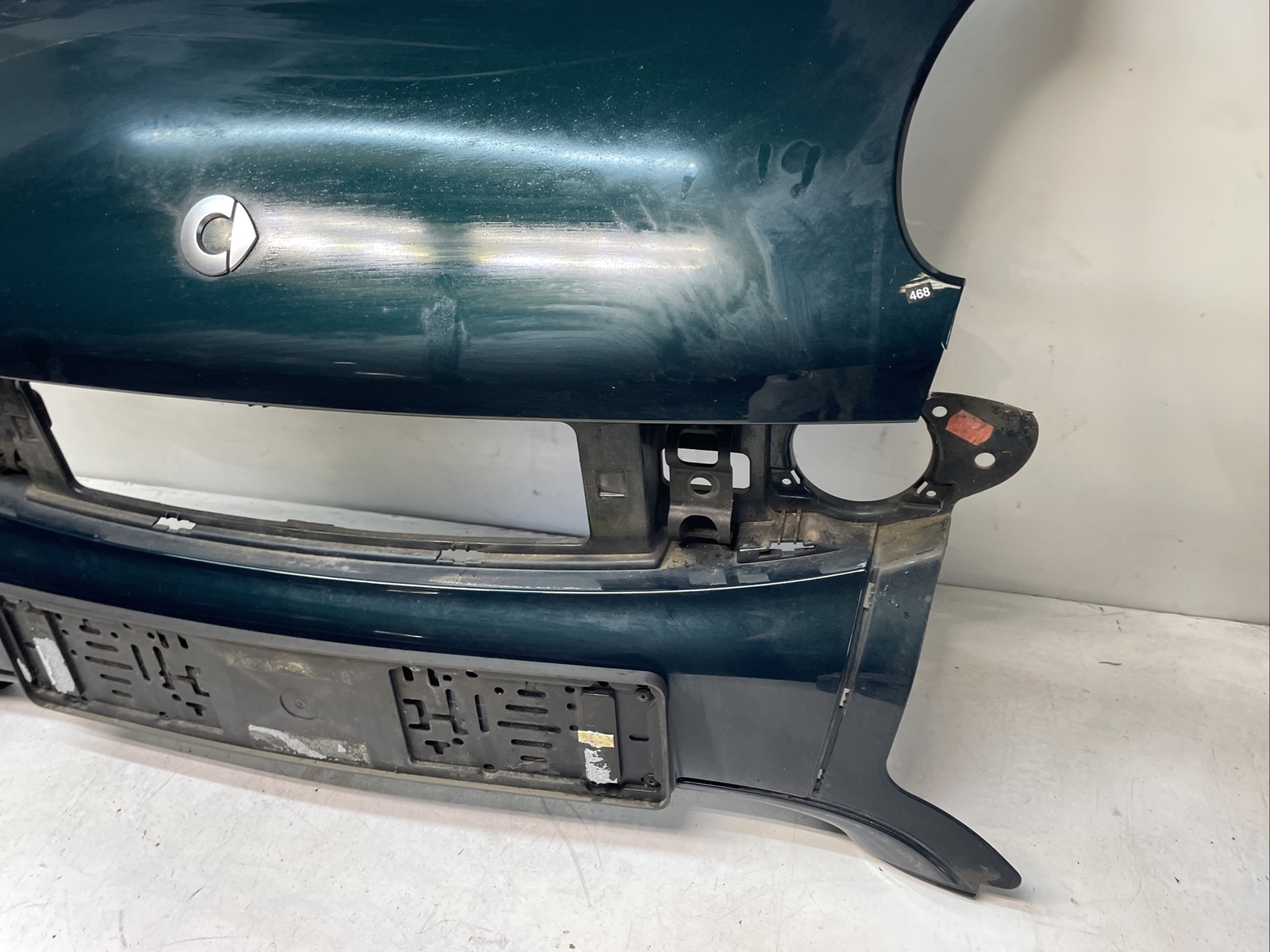 SMART Car 450 FORTWO COUPE CABRIO BLACK FRONT CENTRE BUMPER SECTION Green Image 5