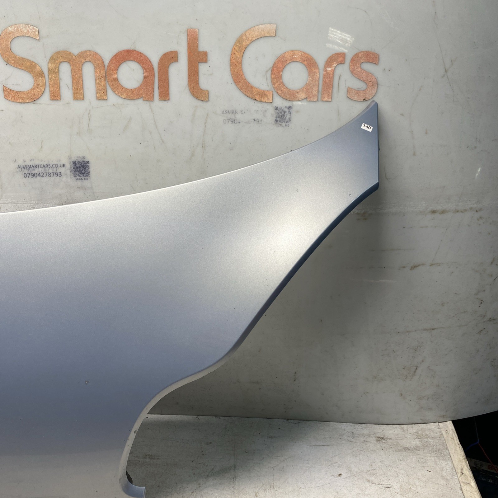 SMART FORTWO 2011 MK2 451 FRONT BARE HOOD BONNET PANEL SHELL BABY BLUE 2007 14 Image 4