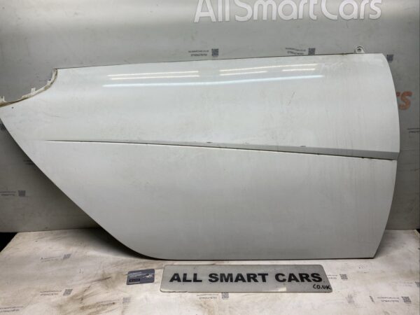 SMART FORTWO DOOR PANEL BARE IN WHITE FRONT RIGHT SIDE 451 MK2 2006   2014