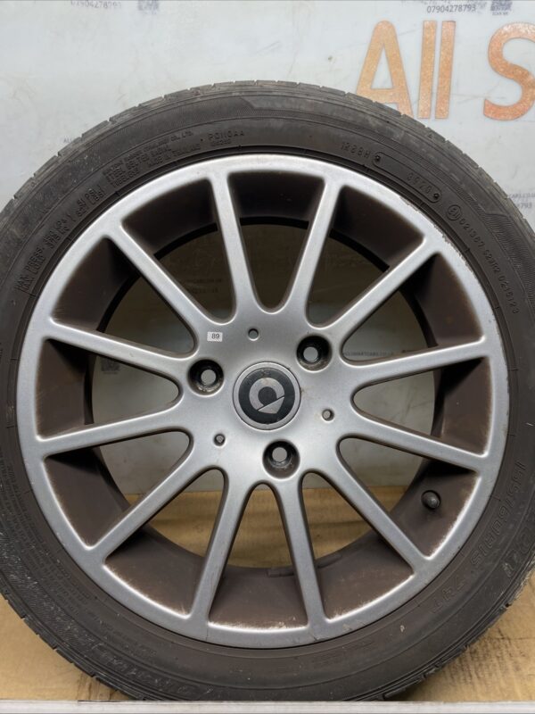 SMART FORTWO front 15 ALLOY WHEEL TYRE 15560 A4514010102 157804115299 2